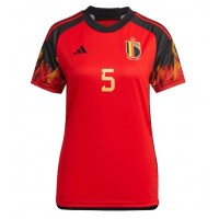 Billiga Belgien Jan Vertonghen #5 Hemma fotbollskläder Dam VM 2022 Kortärmad